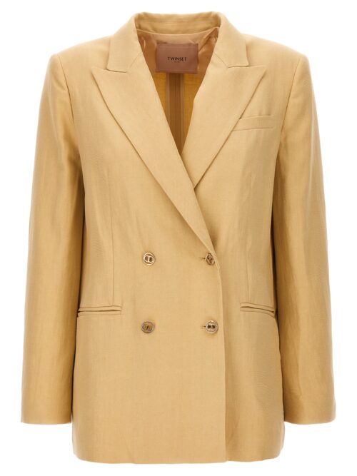 Double-breasted blazer TWIN SET Beige