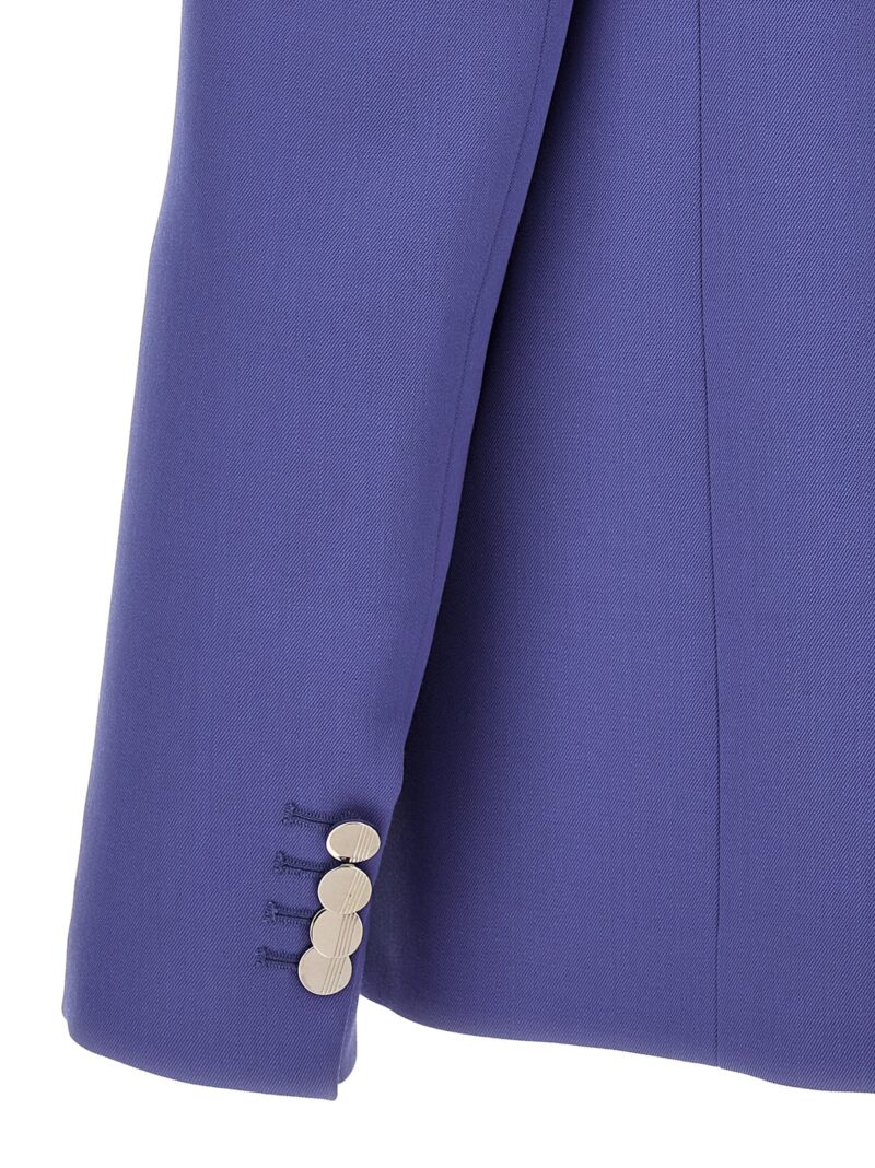 'Glen' blazer 100% virgin wool THE ATTICO Purple