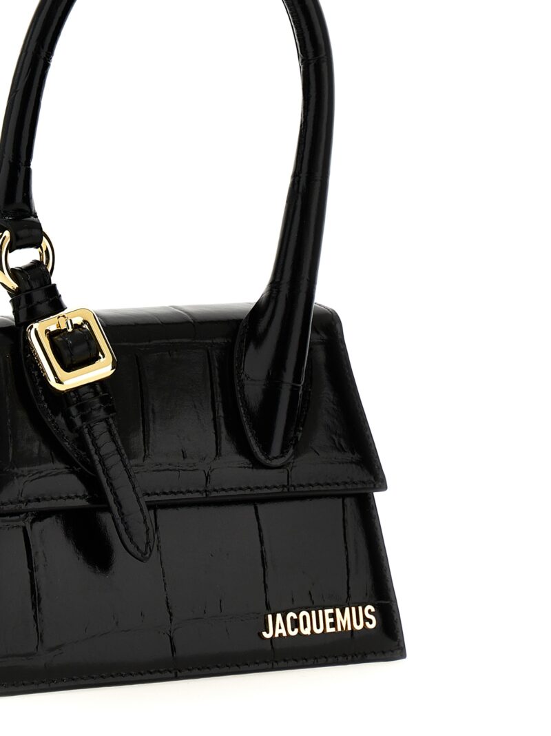 'Le Chiquito moyen Boucle' handbag Woman JACQUEMUS Black