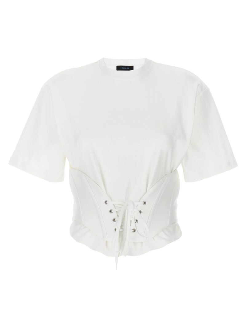 Corset T-shirt MUGLER White