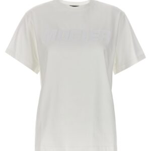 Rubberized logo t-shirt MUGLER White