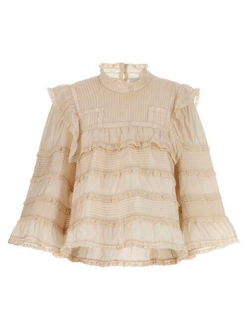 'Zalmara' blouse ISABEL MARANT White