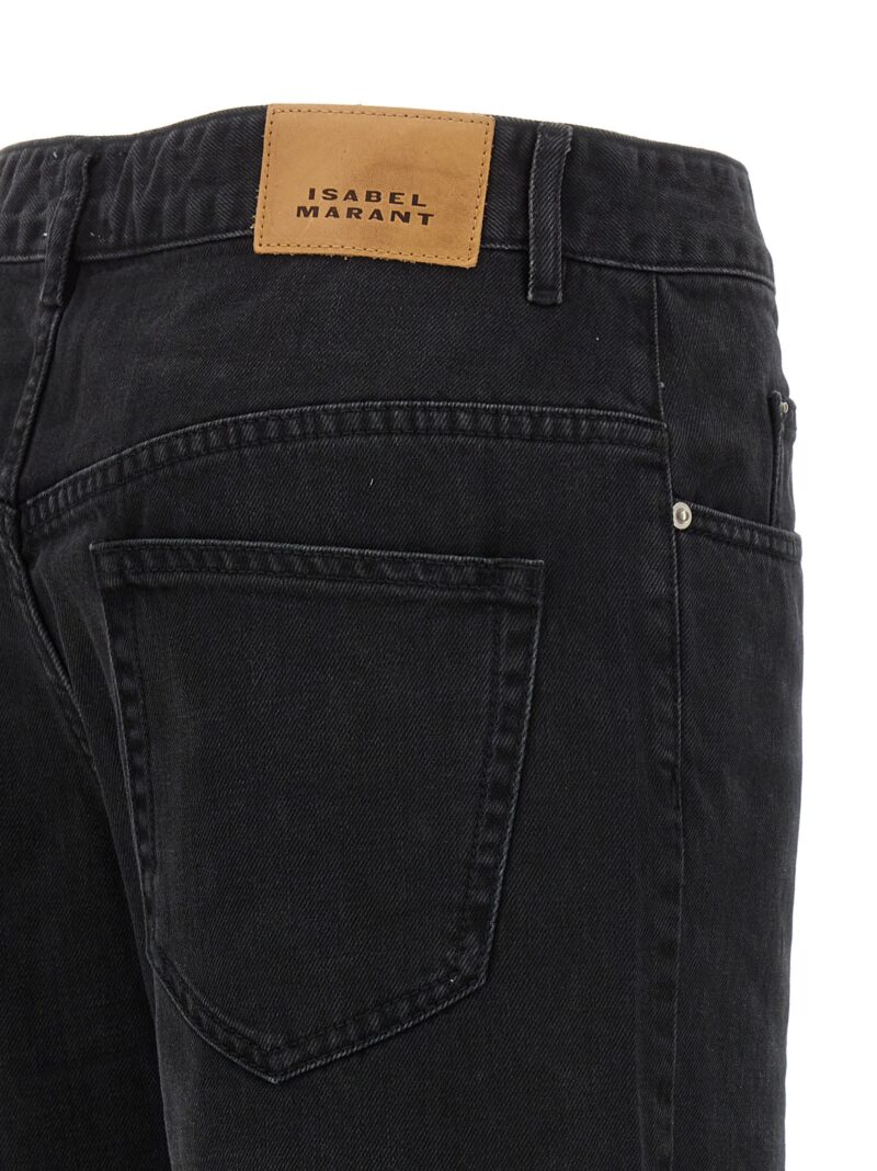 'Belvira' jeans 100% cotton ISABEL MARANT Black