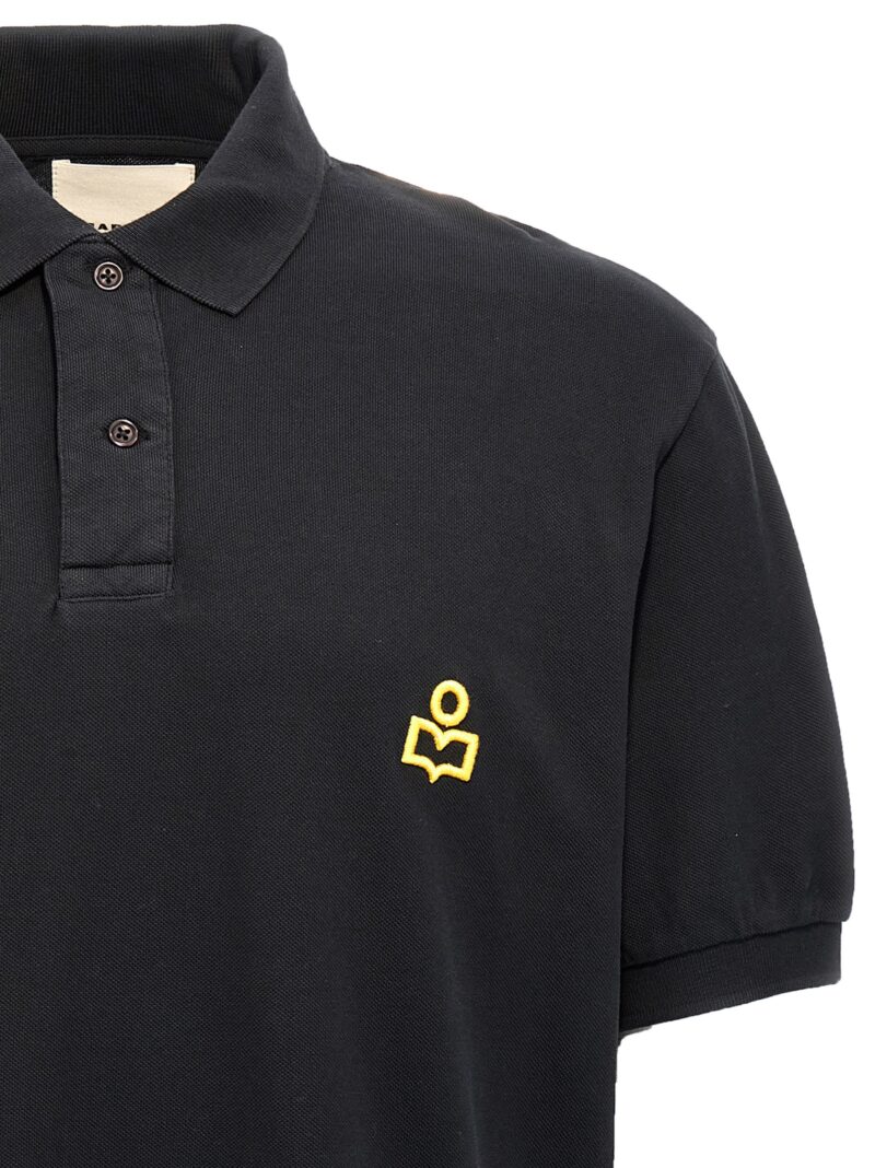 'Afko' polo shirt Man MARANT Black