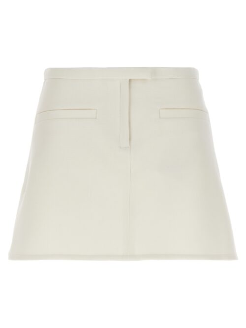 Crepe skirt COURREGES White