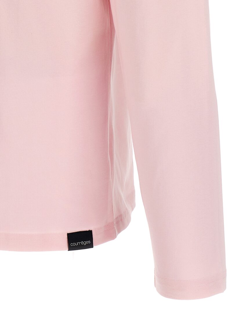 'AC Straight Printed' T-shirt 100% cotton COURREGES Pink