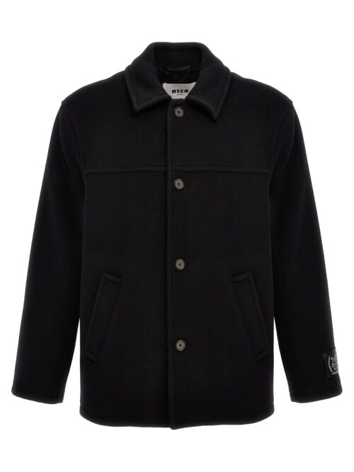 Peacoat coat MSGM Black