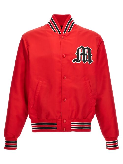 Logo bomber jacket MSGM Red