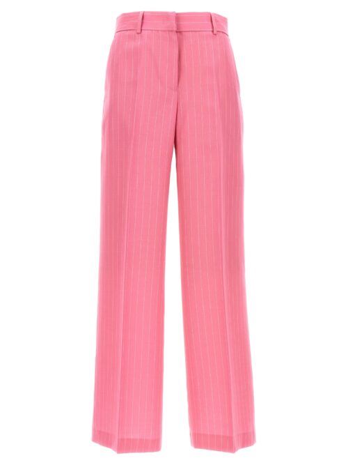 Pinstripe pants MSGM Pink