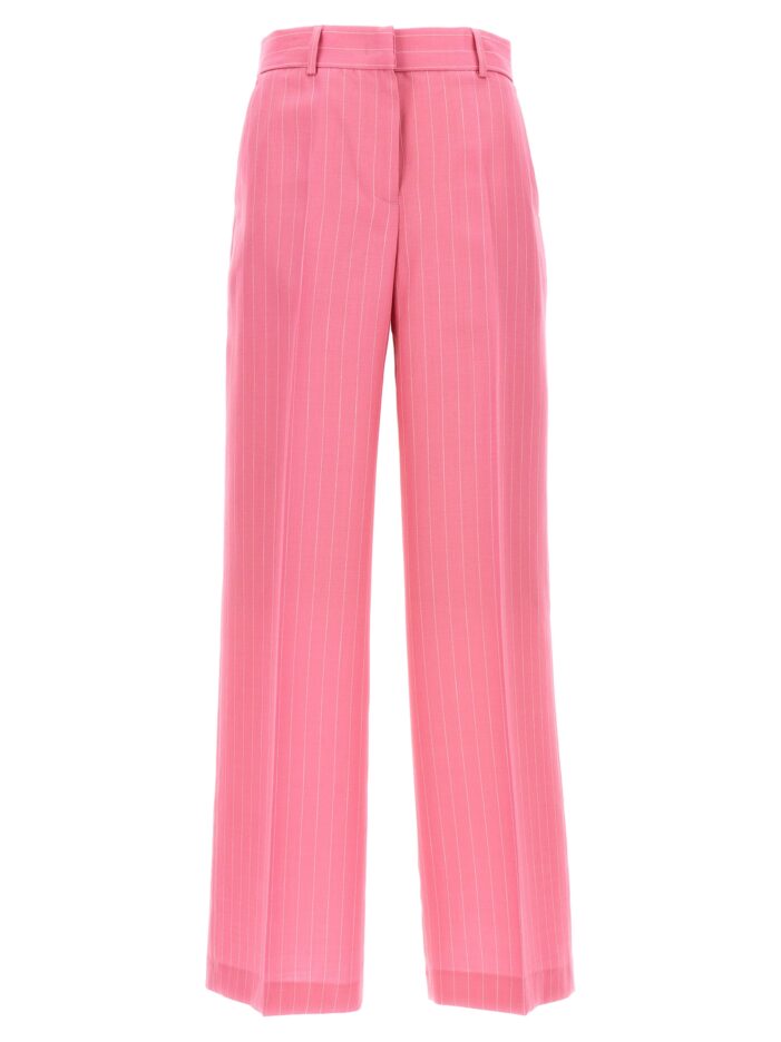 Pinstripe pants MSGM Pink