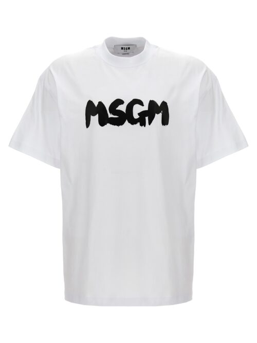 Logo T-shirt MSGM White/Black