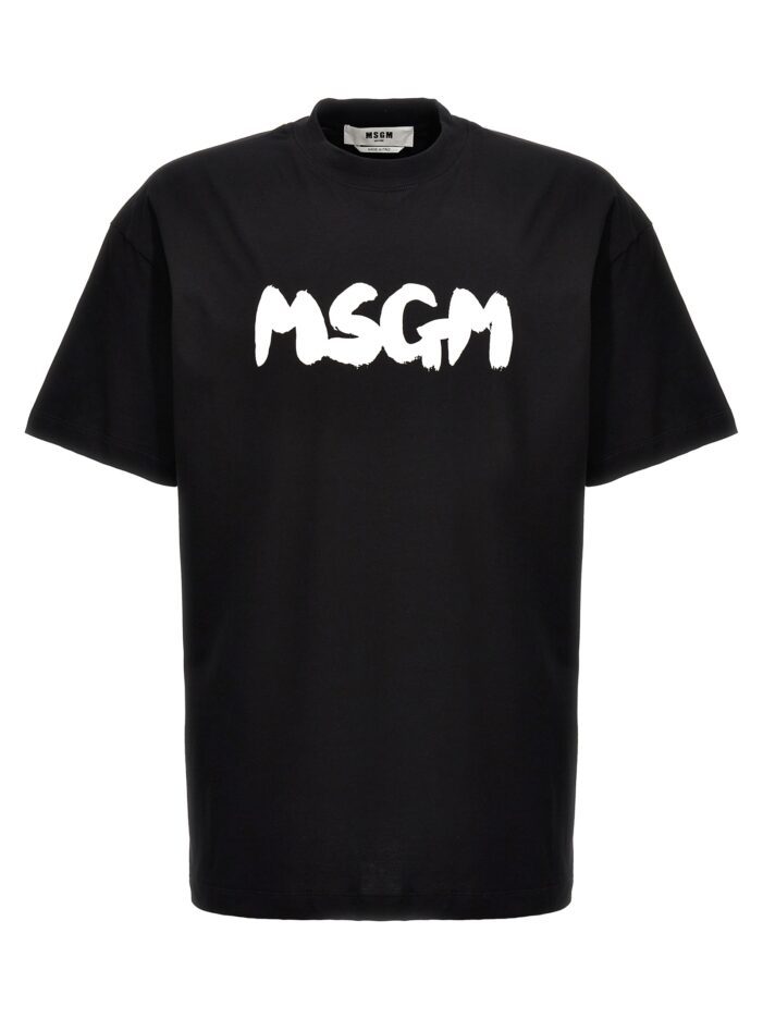 Logo T-shirt MSGM Black
