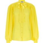Bow shirt MSGM Yellow