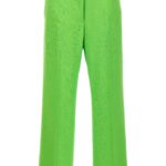 Straight leg pants MSGM Green