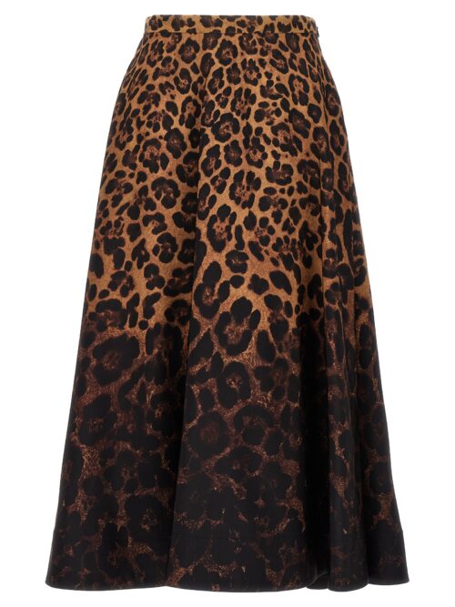 Valentino animalier skirt VALENTINO GARAVANI Multicolor