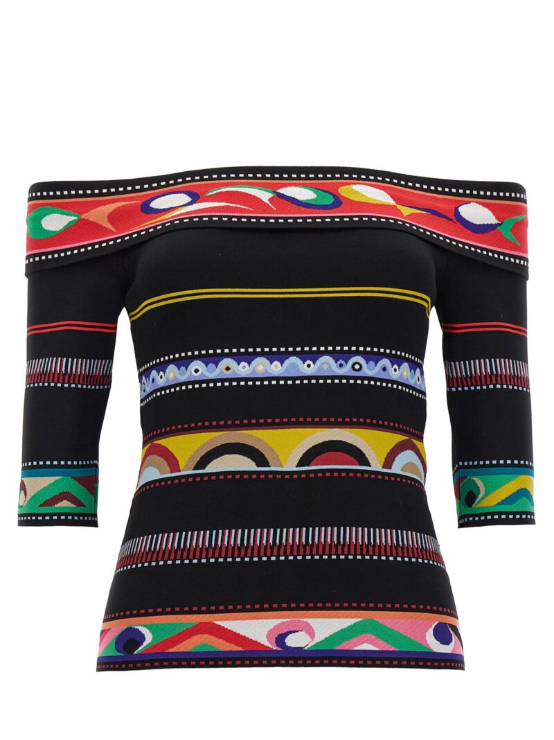 Jacquard patterned top EMILIO PUCCI Multicolor