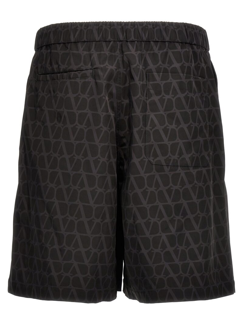 'Toile Iconographe' Valentino Bermuda shorts 3V3RDA969G3MXM VALENTINO GARAVANI Black