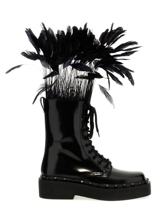 Valentino Garavani 'Rockstud M-Way' boots VALENTINO GARAVANI Black