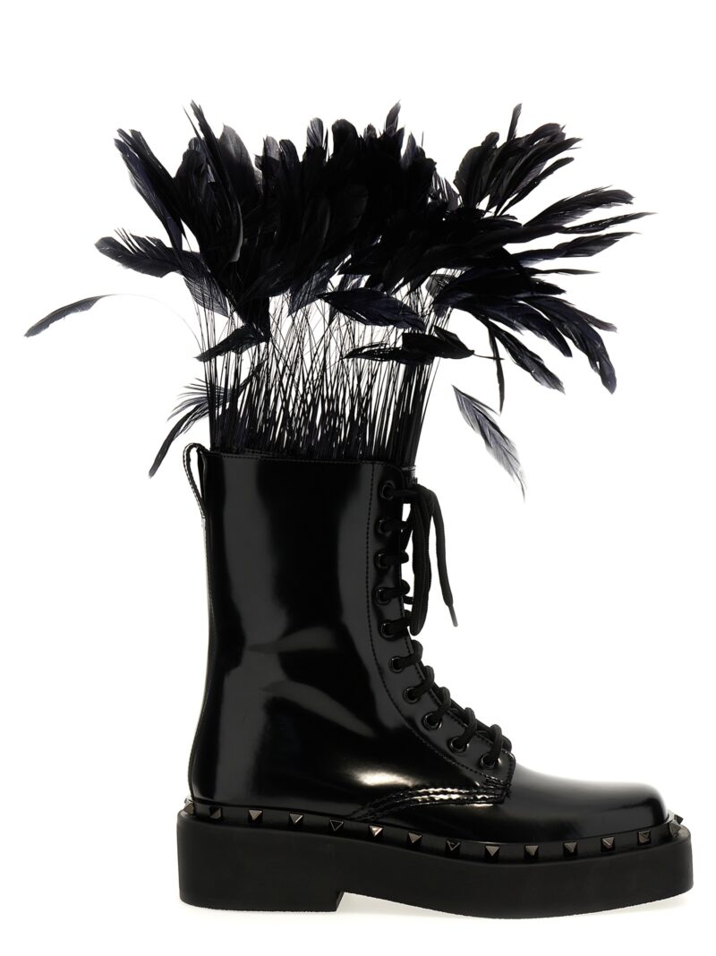 Valentino Garavani 'Rockstud M-Way' boots VALENTINO GARAVANI Black