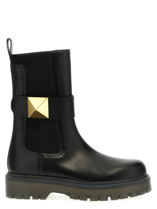 Valentino Garavani 'One Stud' ankle boots VALENTINO GARAVANI Black