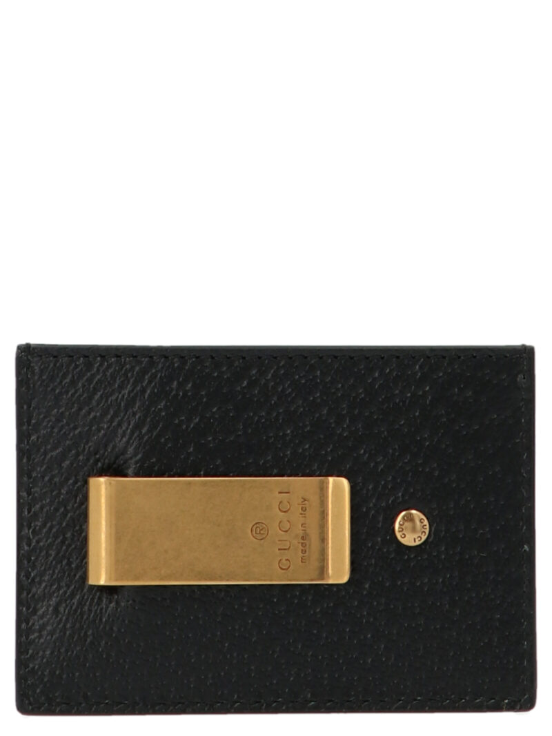 'GG marmont’ card holder wallet 436022DJ20T1000 GUCCI Black