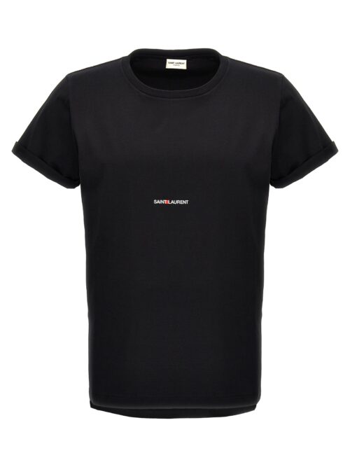 'Saint Laurent rive gauche' T-shirt SAINT LAURENT Black