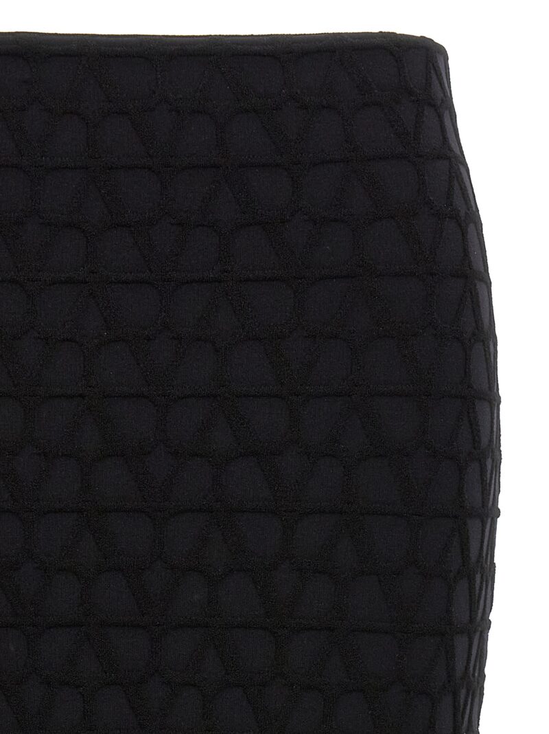 'Toile Iconographe' Valentino skirt Woman VALENTINO GARAVANI Black