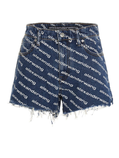 'Bite' shorts DENIM X ALEXANDER WANG Blue