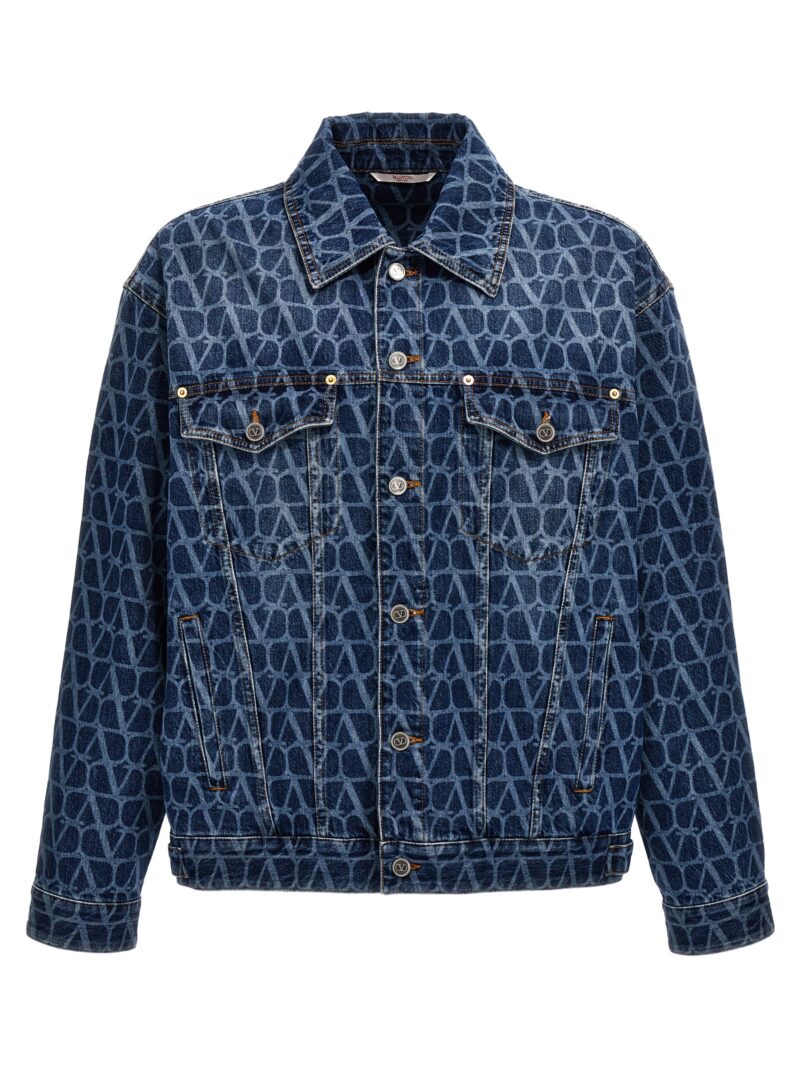 'Toile Iconographe' Valentino denim jacket VALENTINO GARAVANI Blue