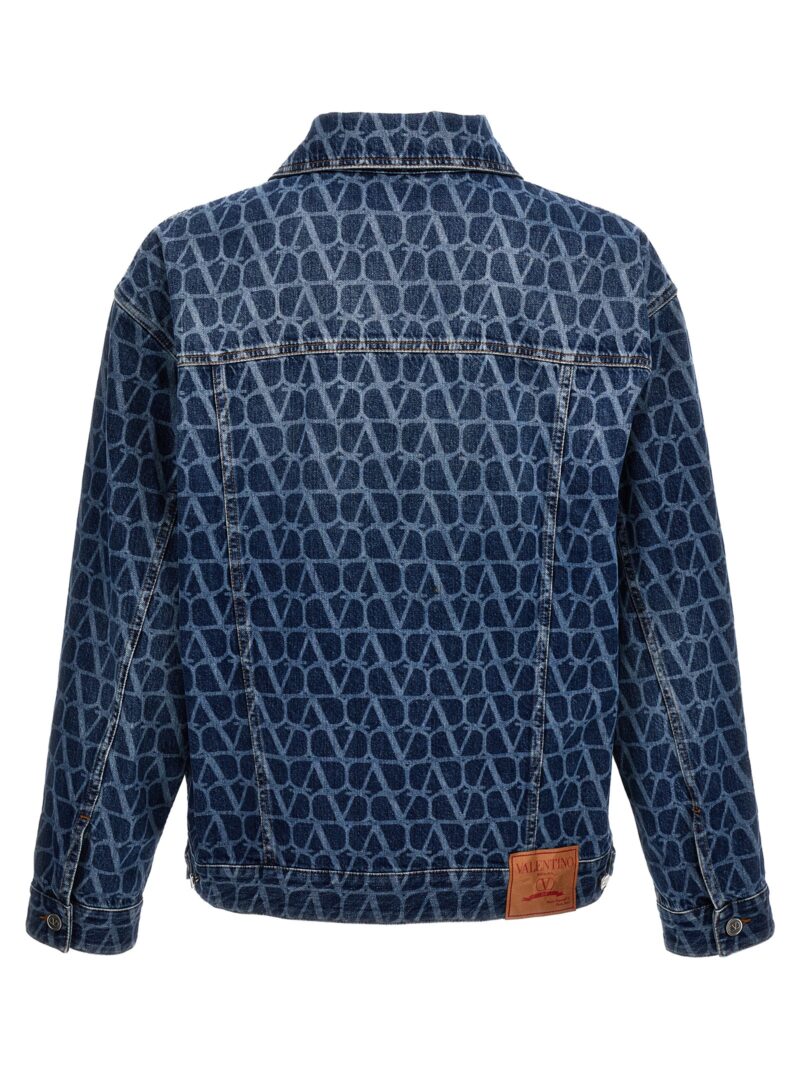 'Toile Iconographe' Valentino denim jacket 4V3DC03E9WE558 VALENTINO GARAVANI Blue