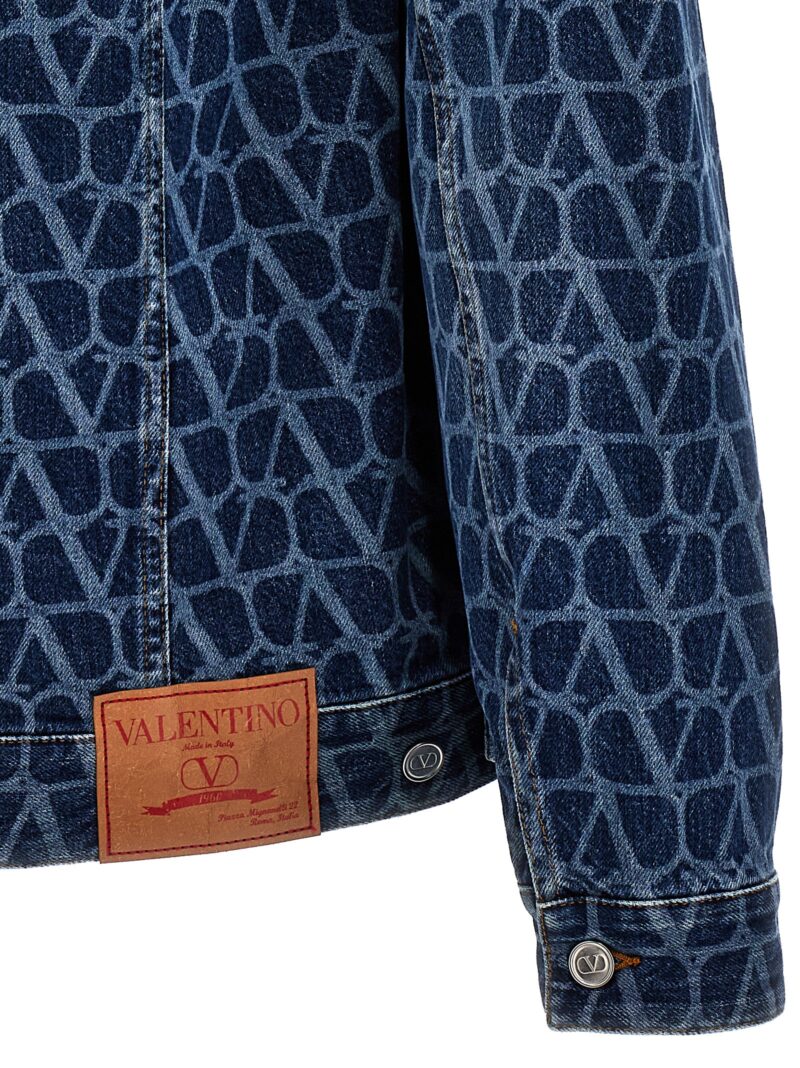 'Toile Iconographe' Valentino denim jacket 100% cotton VALENTINO GARAVANI Blue