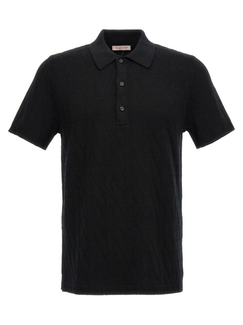 Valentino polo shirt 'Toile Iconographe' VALENTINO GARAVANI Black