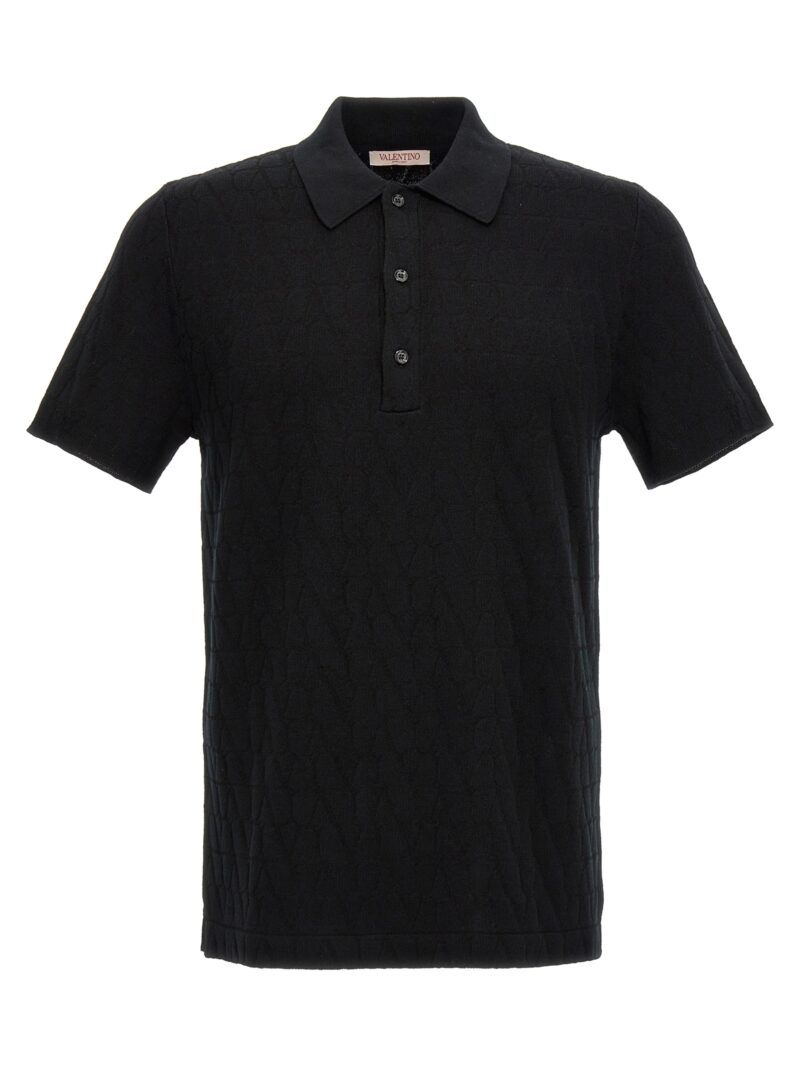 Valentino polo shirt 'Toile Iconographe' VALENTINO GARAVANI Black