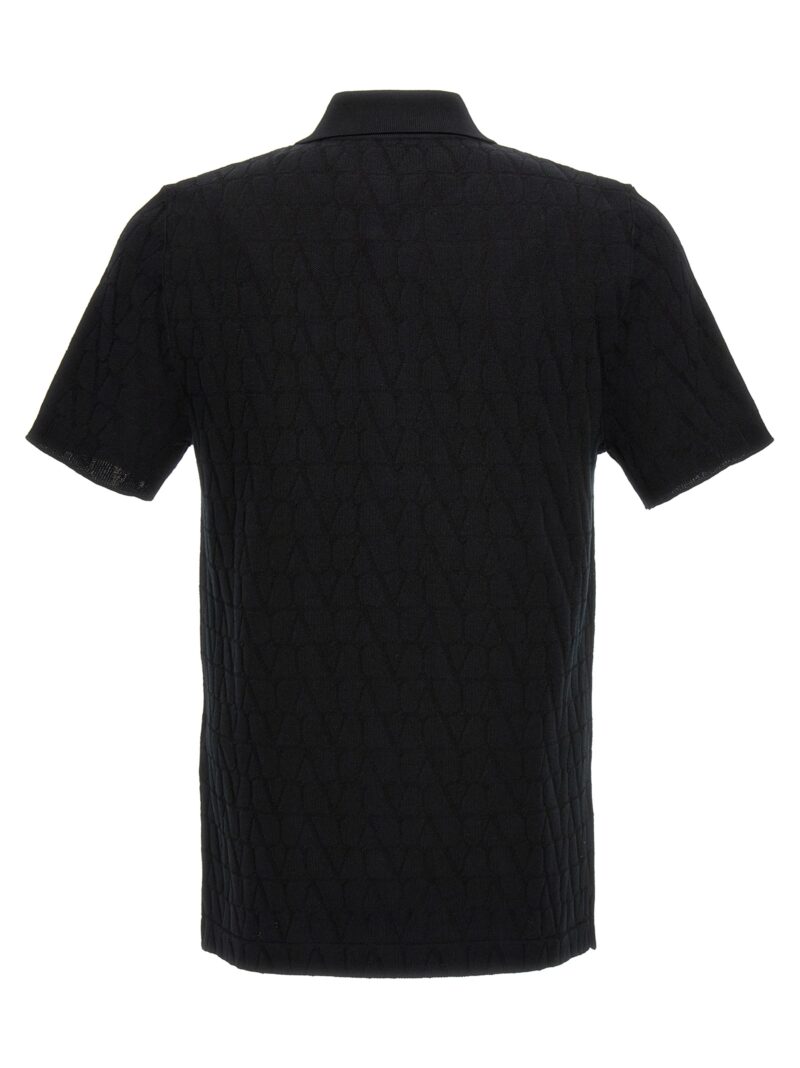 Valentino polo shirt 'Toile Iconographe' 4V3KP02G9W5MXM VALENTINO GARAVANI Black