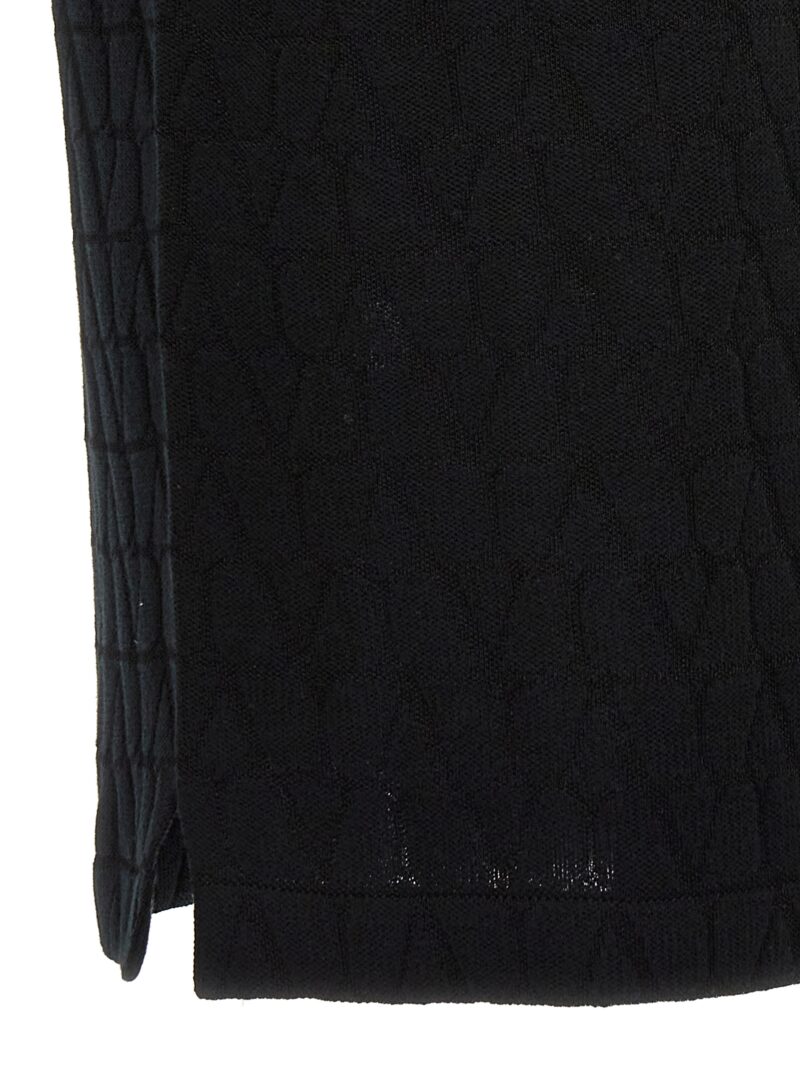 Valentino polo shirt 'Toile Iconographe' 50% cotton 50% viscose VALENTINO GARAVANI Black