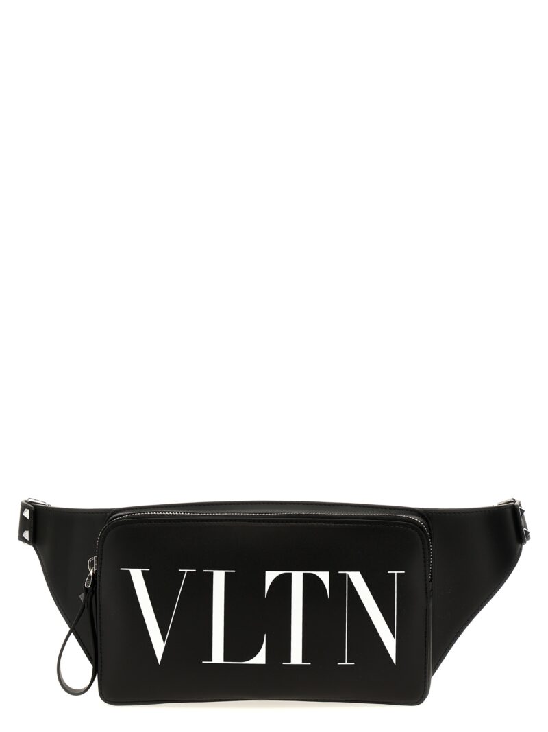 Valentino Garavani 'VLTN' waist bag VALENTINO GARAVANI White/Black