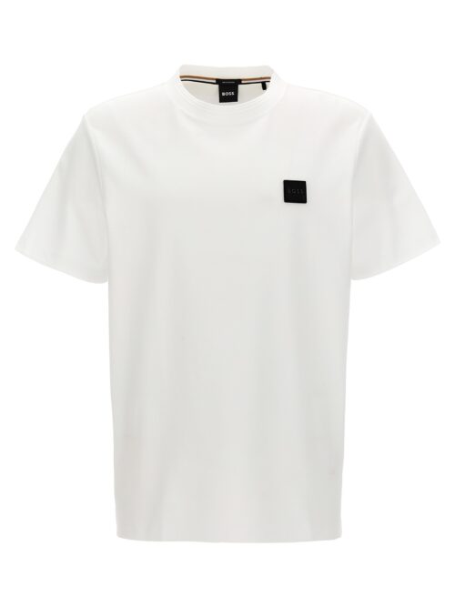 Logo patch t-shirt HUGO BOSS White