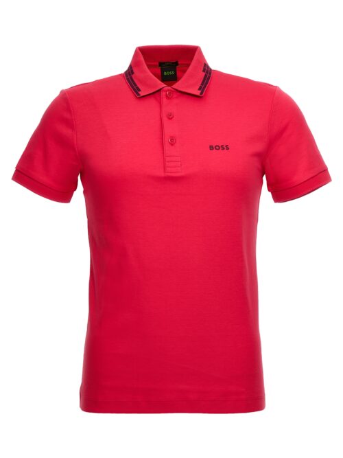 Logo polo shirt HUGO BOSS Fuchsia