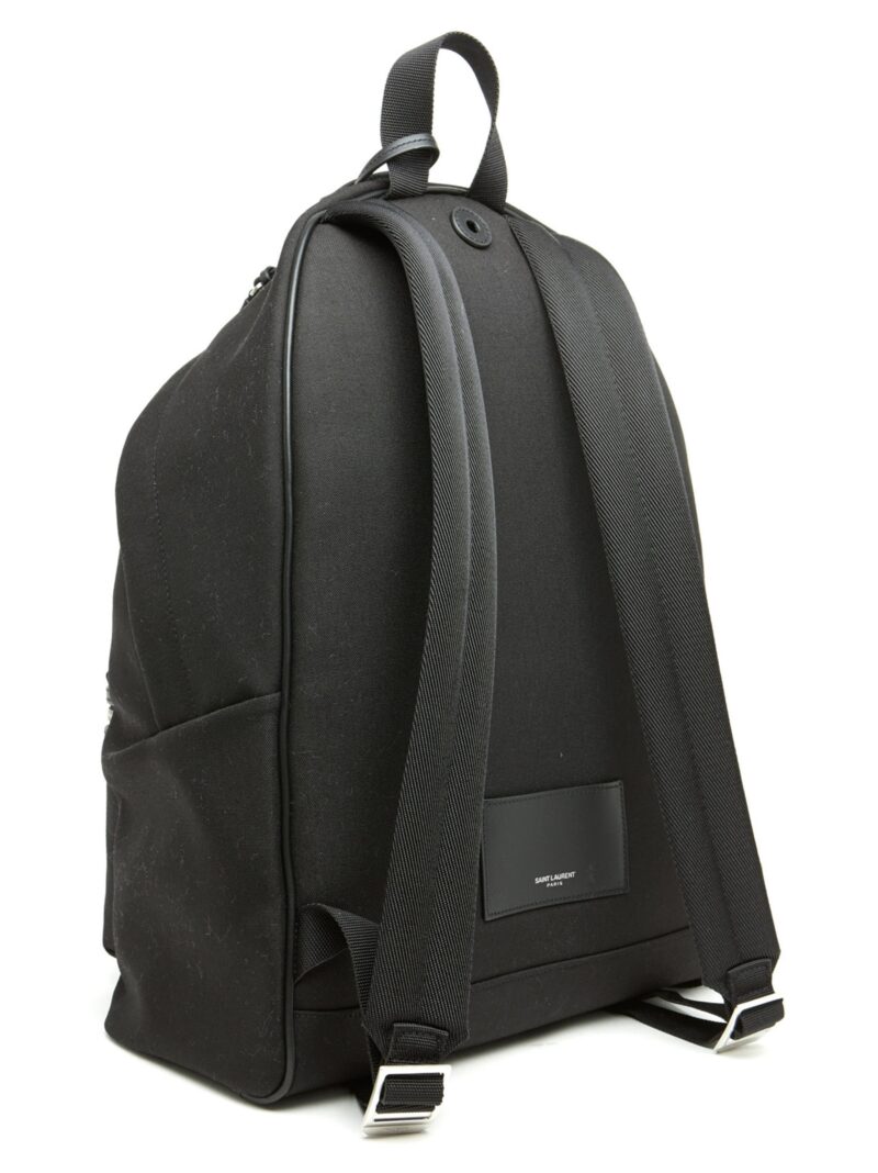 Logo backpack 534967GIV3F1000 SAINT LAURENT Black