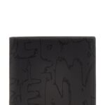 'Graffiti' wallet ALEXANDER MCQUEEN Black