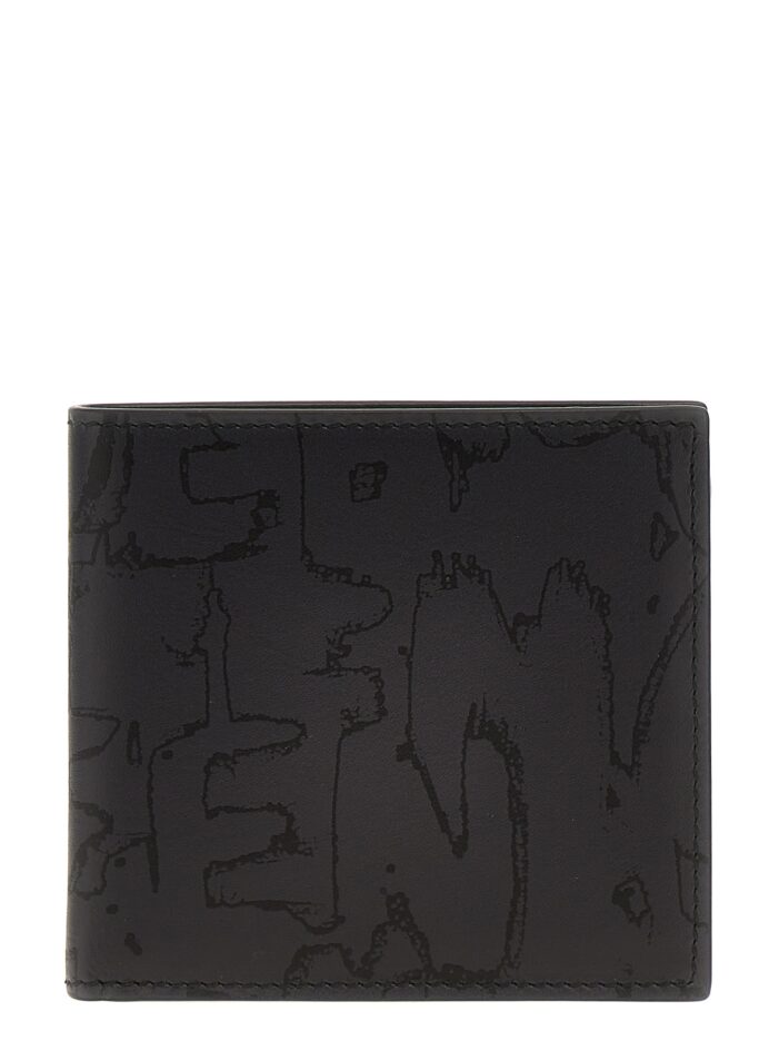 'Graffiti' wallet ALEXANDER MCQUEEN Black