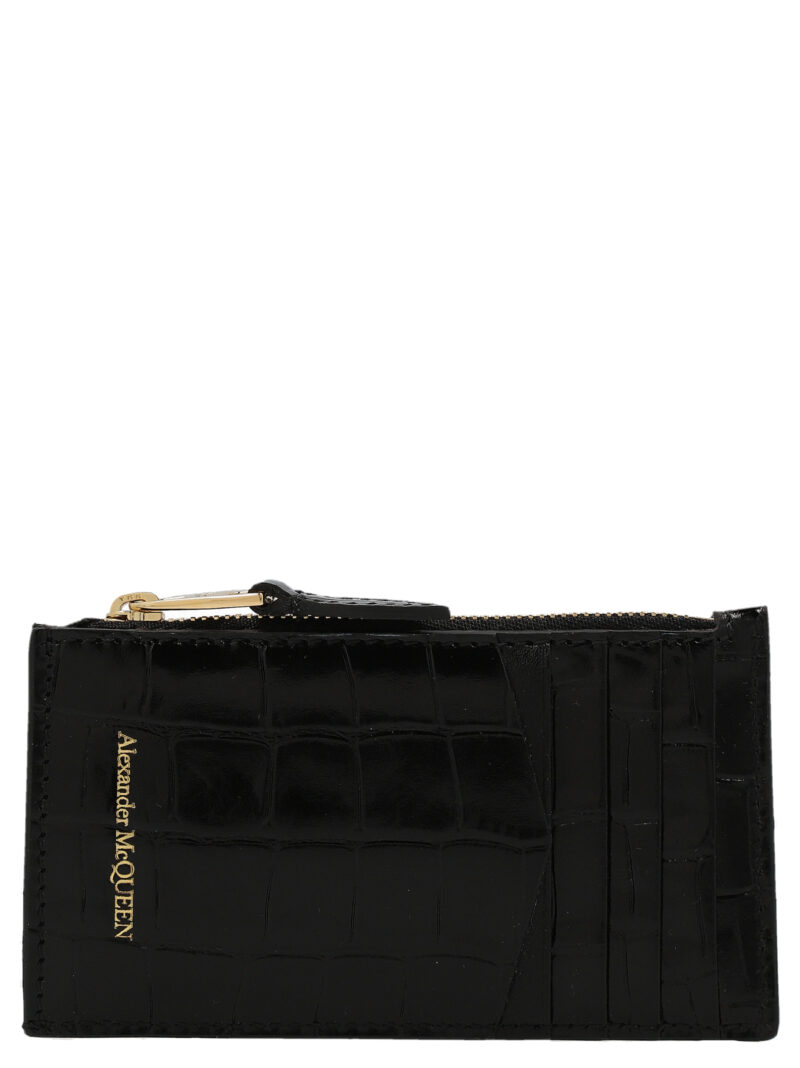 'Skull' card holder 6320371JMFG1050 ALEXANDER MCQUEEN Black