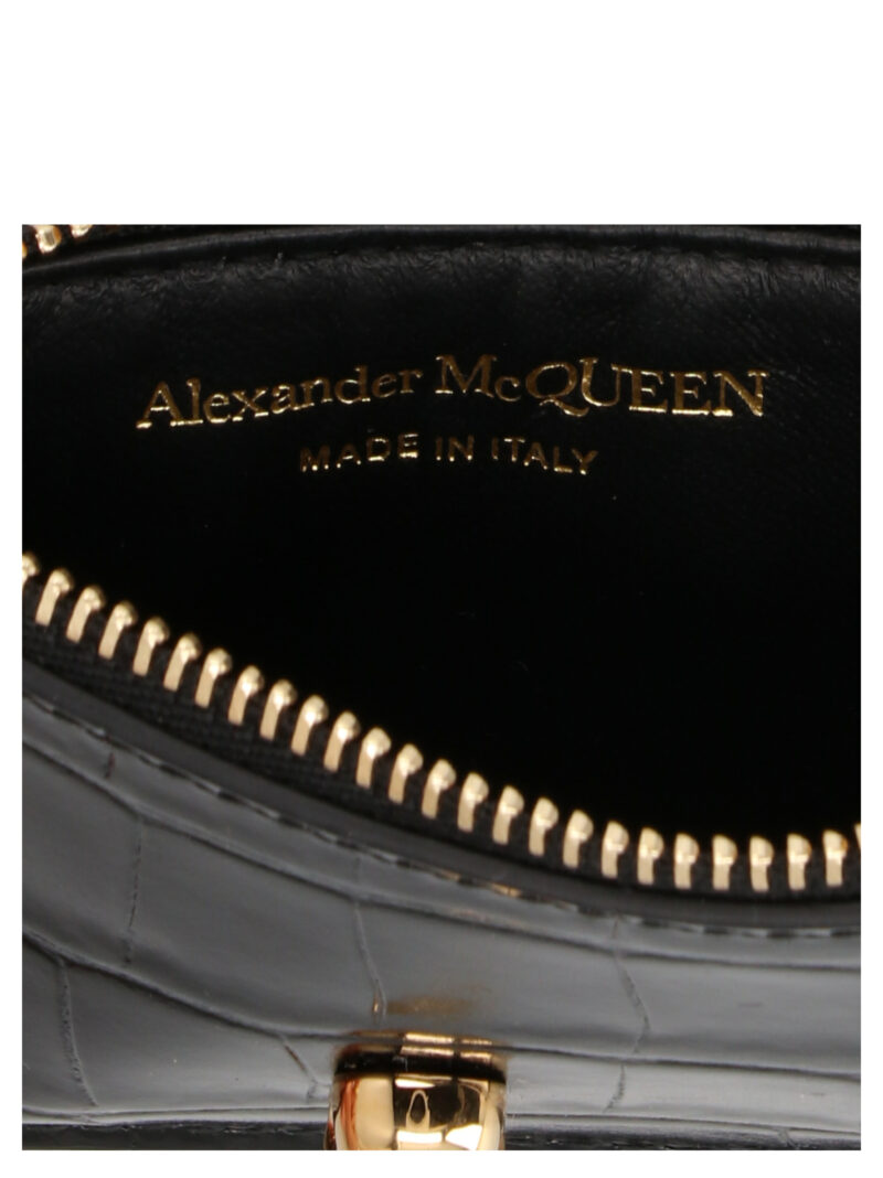 'Skull' card holder 100% calf leather (bos taurus) ALEXANDER MCQUEEN Black