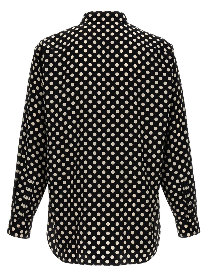 Polka dot shirt 646850Y6G751095 SAINT LAURENT White/Black