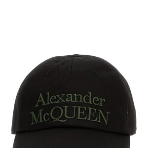 Logo embroidery cap ALEXANDER MCQUEEN Black