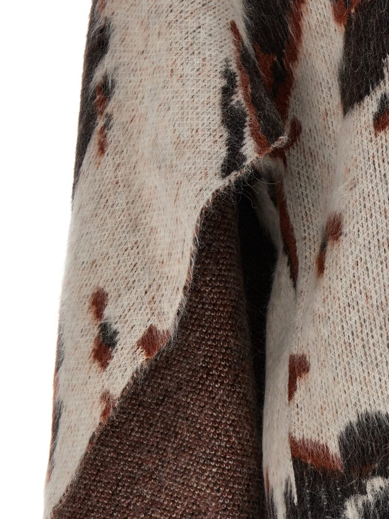 'Appaloosa' cape sweater 78% wa 22% po STELLA MCCARTNEY Multicolor