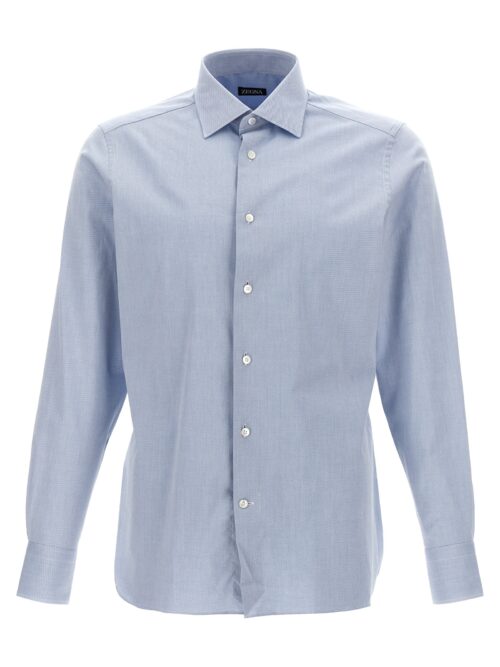 Stretch shirt ZEGNA Light Blue