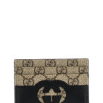'Crossover GG' card holder GUCCI Beige