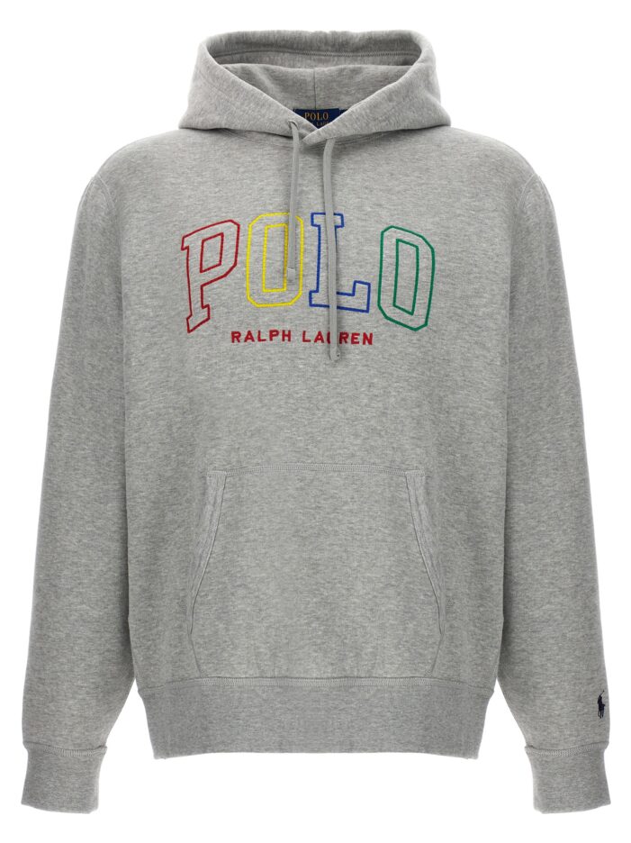 Logo hoodie POLO RALPH LAUREN Gray