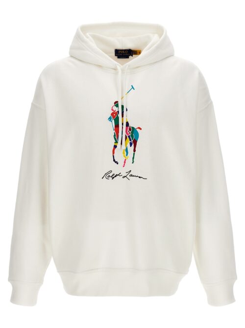 Logo print hoodie POLO RALPH LAUREN White